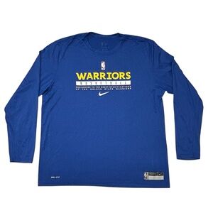 Golden State Warriors NBA Nike Mens Size XXL Shirt Fan Activewear Basketball